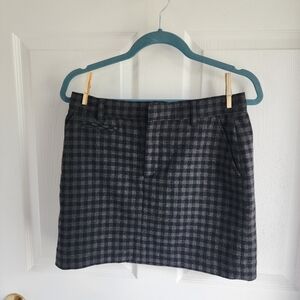 Vintage JACOB 》Plaid Mini Skirt